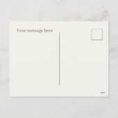 Feestelijke kerst voeg bericht uil toe feestdagenkaart (Achterkant)