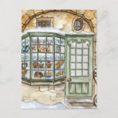 Feestelijke kerst waterverf bakkerij feestdagenkaart (Voorkant)