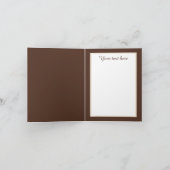 Feestelijke kerst waterverf jongen tekst toevoegen feestdagen kaart (Binnen)