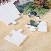 feestelijke kerst waterverf Santa Legpuzzel (Zijkant)