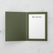 Feestelijke Kerst waterverf sneeuwman Kaart (Binnen)