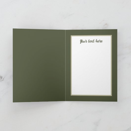 Feestelijke Kerst waterverf sneeuwman Kaart (Binnen)