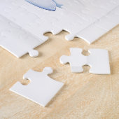 feestelijke kerst waterverf sneeuwman legpuzzel (Zijkant)