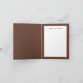 Feestelijke Kerst Western paard tekst toevoegen Feestdagen Kaart (Binnen)