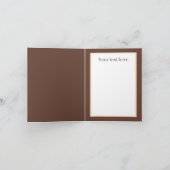 Feestelijke Kerst Western Santa tekst toevoegen Feestdagen Kaart (Binnen)