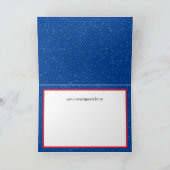 feestelijke kerst - witte olifant wekt gevoelens feestdagen kaart (Binnen)