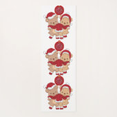 Feestelijke Kerst Yoga Mat Design (Achterkant)
