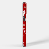 Feestelijke Kerstachtergrond Case-Mate iPhone Case (Achterkant / Rechts)