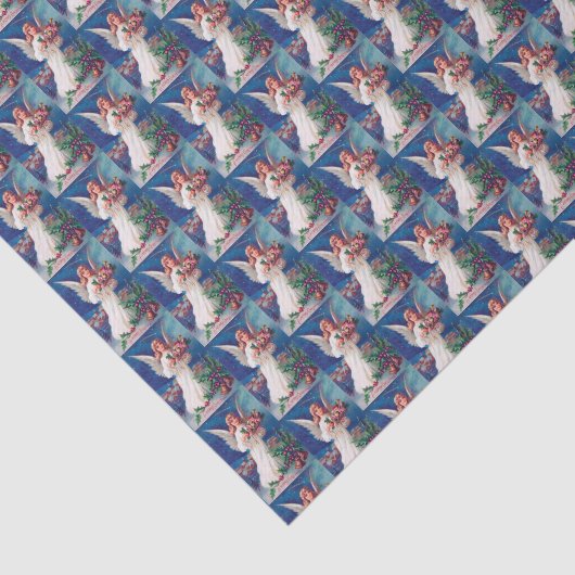 feestelijke kerstavond Angel Holiday  Tissuepapier (Detail)