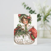 feestelijke kerstavond Briefkaart (Staand voorkant)