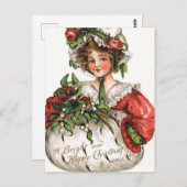 feestelijke kerstavond Briefkaart (Voorkant / Achterkant)