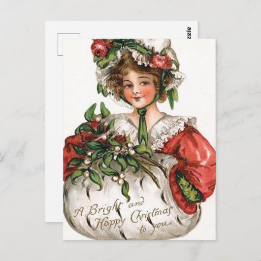 feestelijke kerstavond Briefkaart (Voorkant / Achterkant)