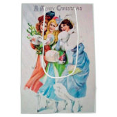 feestelijke kerstavond dames Holiday Medium Cadeauzakje (Achterkant)