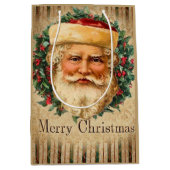 feestelijke kerstavond medium cadeauzakje (Voorkant)