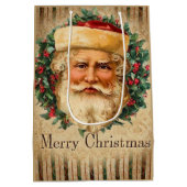 feestelijke kerstavond medium cadeauzakje (Achterkant)