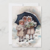 feestelijke kerstavond notitiekaartje (Voorkant)