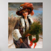 feestelijke kerstavond poster (Voorkant)