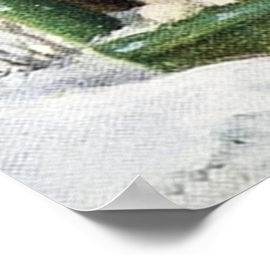 feestelijke kerstavond poster (Hoek)