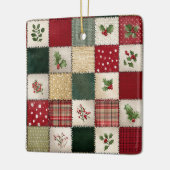 Feestelijke Kerstbal Keramisch Ornament (Links)