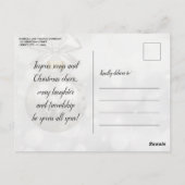 Feestelijke kerstbal Kerst Dinner Feest Uitnodigin Briefkaart (Achterkant)