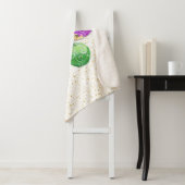 Feestelijke kerstballen & Confetti Sherpa Deken (In situ)