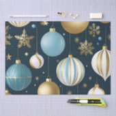 Feestelijke kerstballen tissuepapier (Craft)