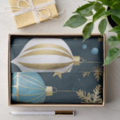 Feestelijke kerstballen tissuepapier (Geschenk)