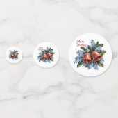 Feestelijke kerstbel Confetti (Achterkanten)