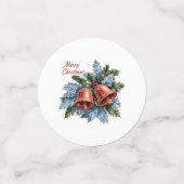 Feestelijke kerstbel Confetti (Kleine voorkant)