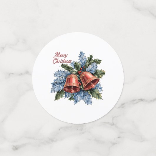 Feestelijke kerstbel Confetti (Kleine voorkant)