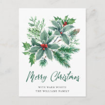 Feestelijke Kerstbes Kerstgroet Vakantie