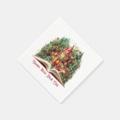 Feestelijke Kerstboekenclub Servet (Hoek)