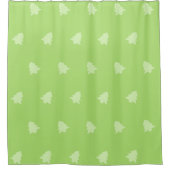 feestelijke kerstbomen douchegordijn (Voorkant)