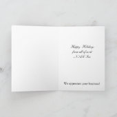 feestelijke kerstbomen Kaarten voor zakelijke kers (Binnen)