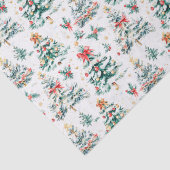feestelijke kerstbomen tissuepapier (Detail)