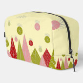feestelijke kerstbomen toilettasje (Rechterhoek)