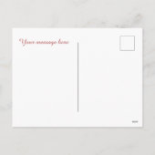 Feestelijke kerstboodschap en cocktails feestdagenkaart (Achterkant)