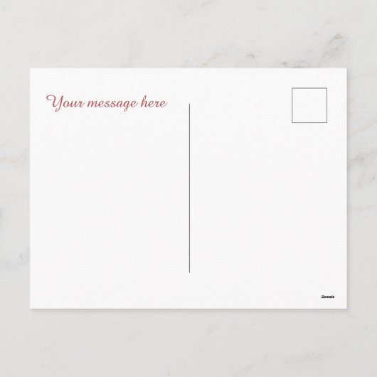 Feestelijke kerstboodschap en cocktails feestdagenkaart (Achterkant)