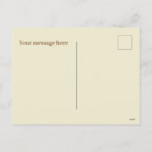 Feestelijke Kerstboodschap giraffe toevoegen Feestdagenkaart (Achterkant)