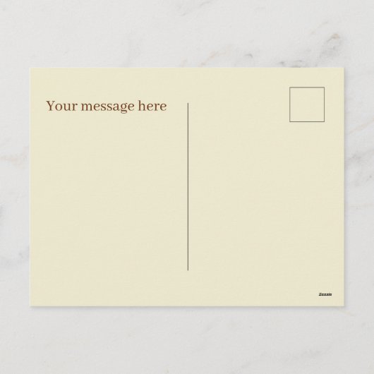 Feestelijke Kerstboodschap giraffe toevoegen Feestdagenkaart (Achterkant)