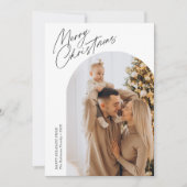 feestelijke kerstboog feestdagenkaart (Voorkant)