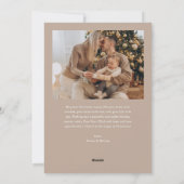 feestelijke kerstboog feestdagenkaart (Achterkant)