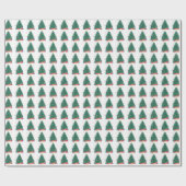 Feestelijke Kerstboom & cadeaus Cadeaupapier (Vlak)