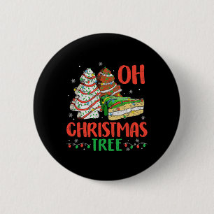 Feestelijke Kerstboom Cakes Debbie Becky Jen Ca Ronde Button 5,7 Cm