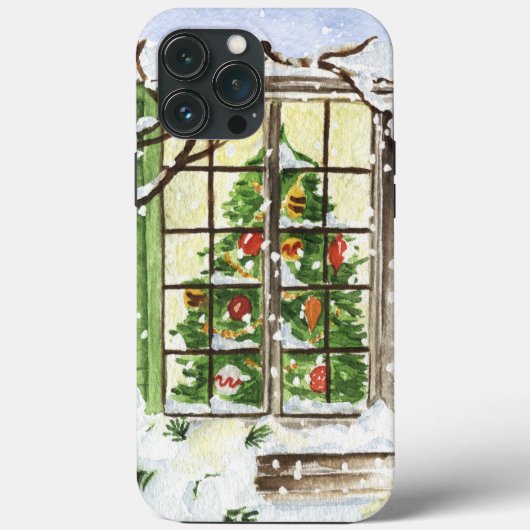 feestelijke kerstboom Case-Mate iPhone case (Achterkant)