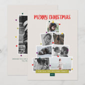 Feestelijke Kerstboom Collage Fotokaart Feestdagenkaart (Voorkant / Achterkant)