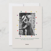 Feestelijke Kerstboom Collage Fotokaart Feestdagenkaart (Achterkant)