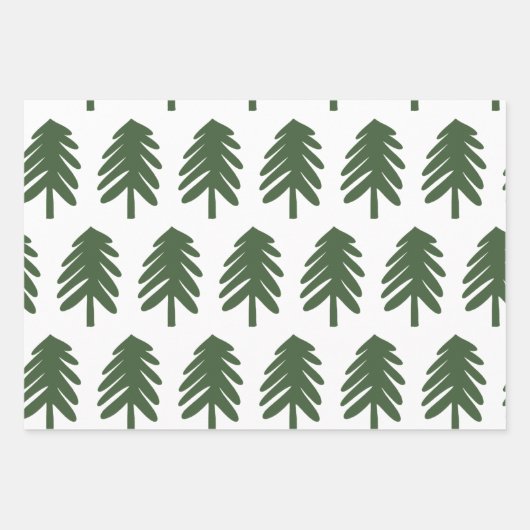 Feestelijke kerstboom FELIZ NAVIDAD Inpakpapier Vel (Voorkant 3)