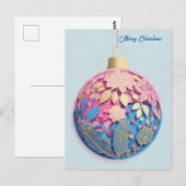 Feestelijke Kerstboom Groet Briefkaart (Voorkant / Achterkant)