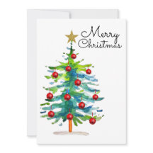 Feestelijke Kerstboom Met Rode Versieringen